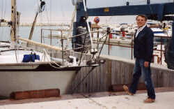 Bill Sellar watching Nemo being launched