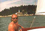 Peter Robson in his present incarnation as a sailor