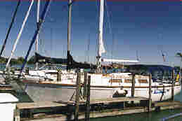 Cal 44  with Hood Stowaway mast