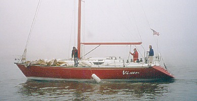 C&C 44 waiting at the dock