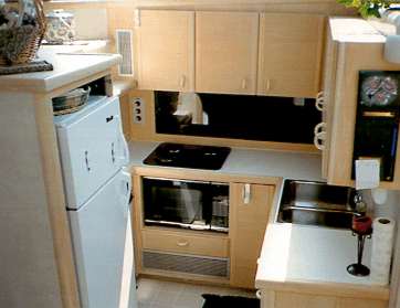 Silverton 46 galley