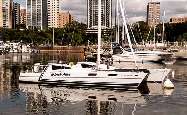 Stiletto 30 Catamaran waiting to go .....