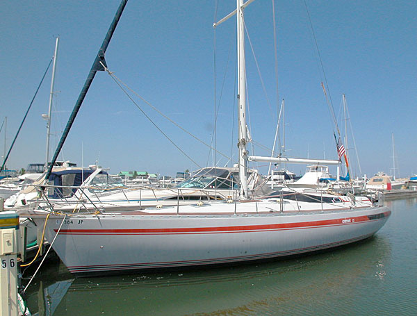 Gulfstar 43 ketch sailing ........